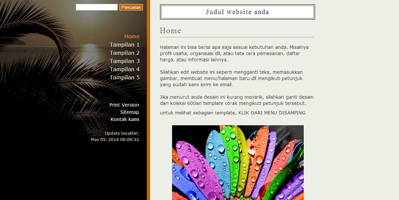 koleksi tema website