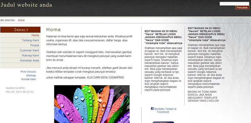 koleksi tema website