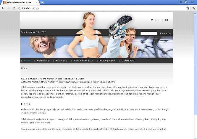 koleksi tema website