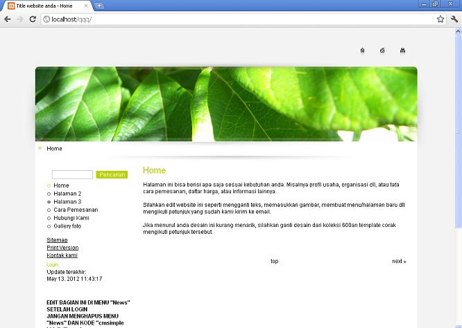 koleksi tema website