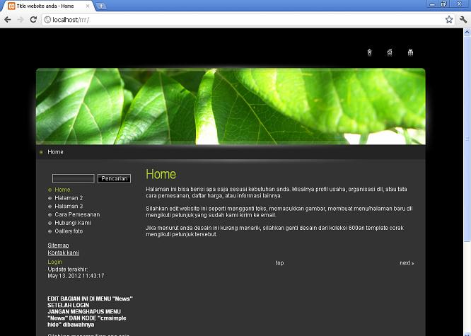 koleksi tema website
