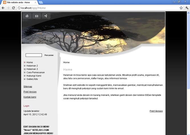 koleksi tema website
