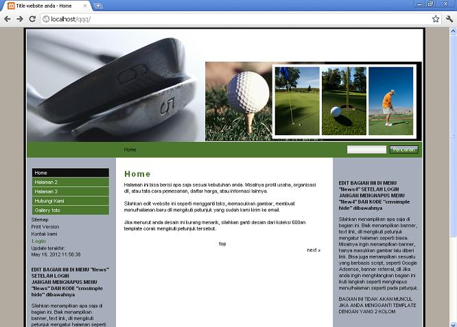 koleksi tema website