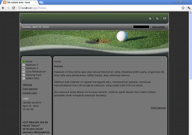 koleksi tema website
