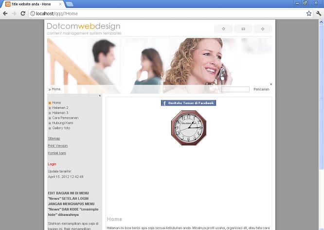 koleksi tema website