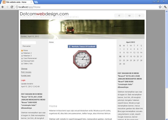 koleksi tema website
