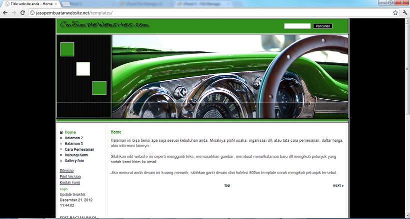 koleksi tema website