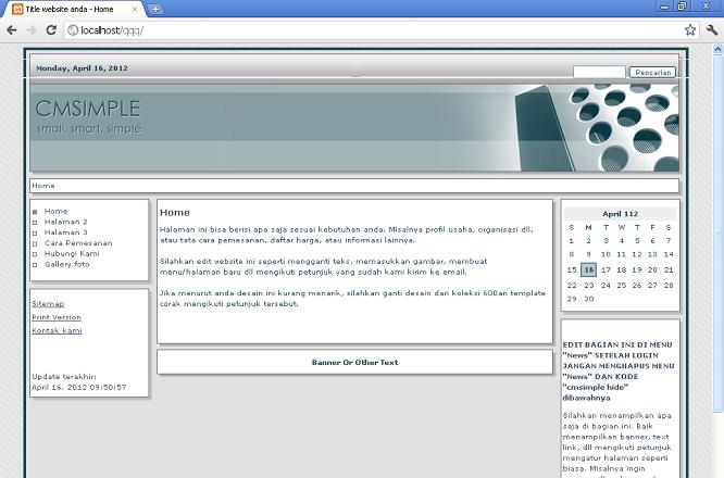 koleksi tema website