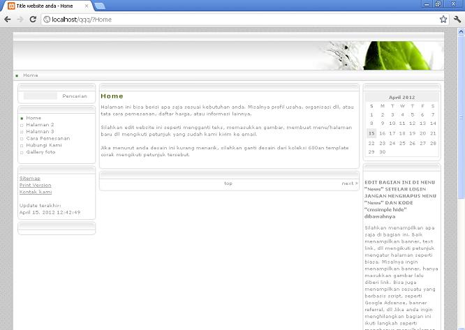 koleksi tema website