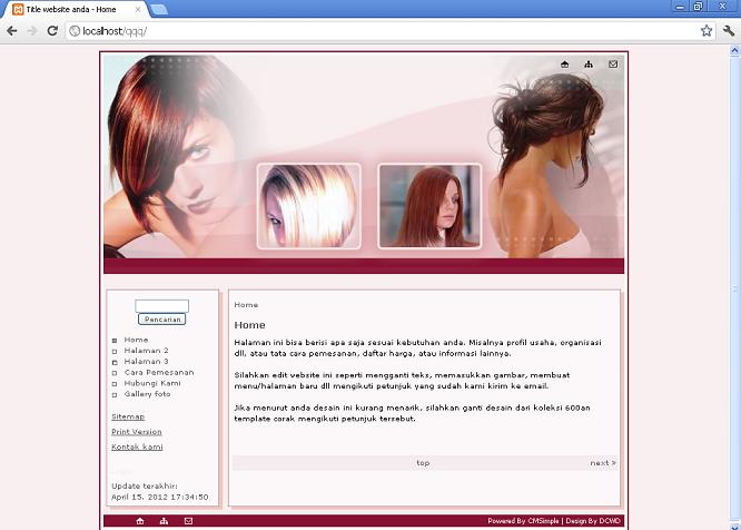 koleksi tema website