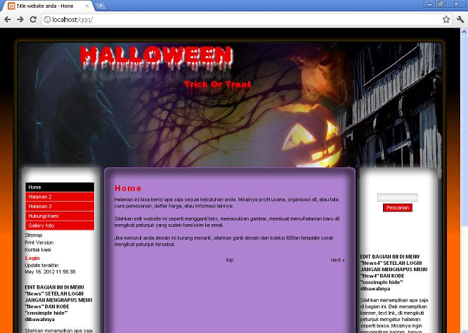 koleksi tema website