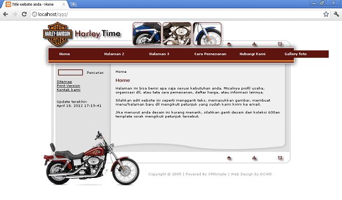 koleksi tema website