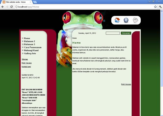 koleksi tema website