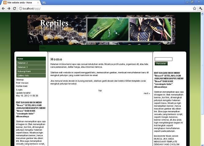 koleksi tema website