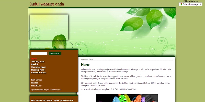 koleksi tema website