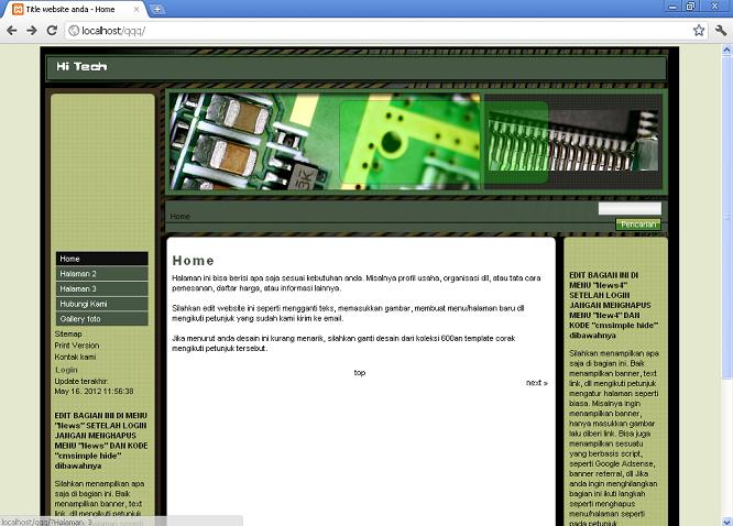 koleksi tema website