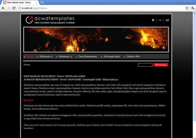 koleksi tema website