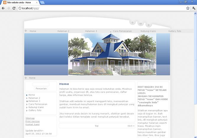 koleksi tema website