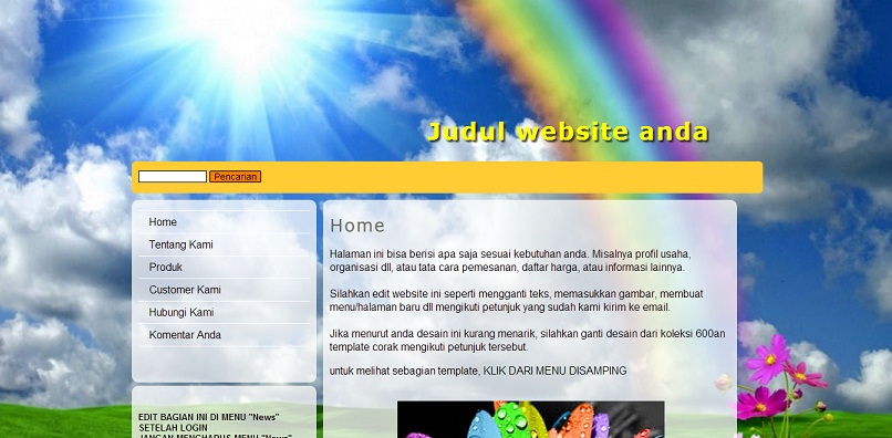 koleksi tema website