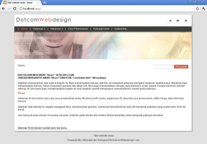 koleksi tema website