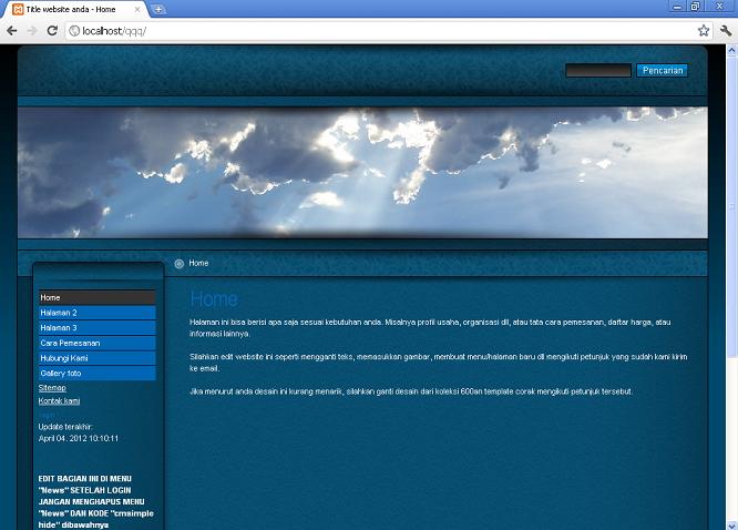 koleksi tema website
