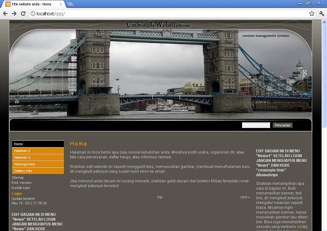 koleksi tema website