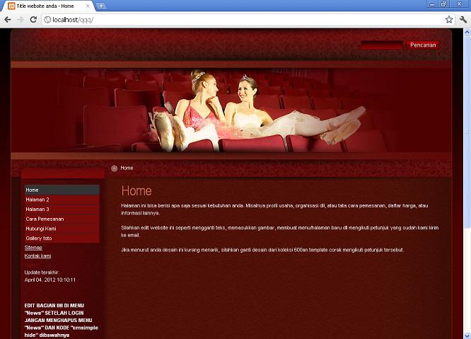 koleksi tema website