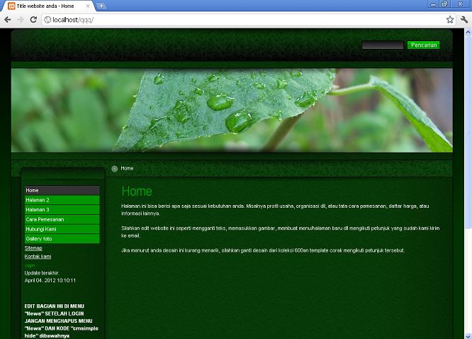 koleksi tema website
