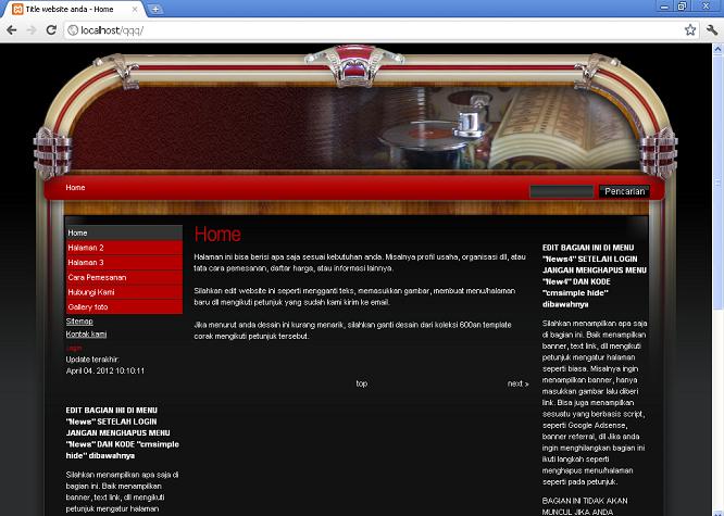 koleksi tema website