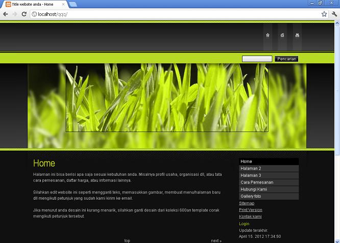 koleksi tema website