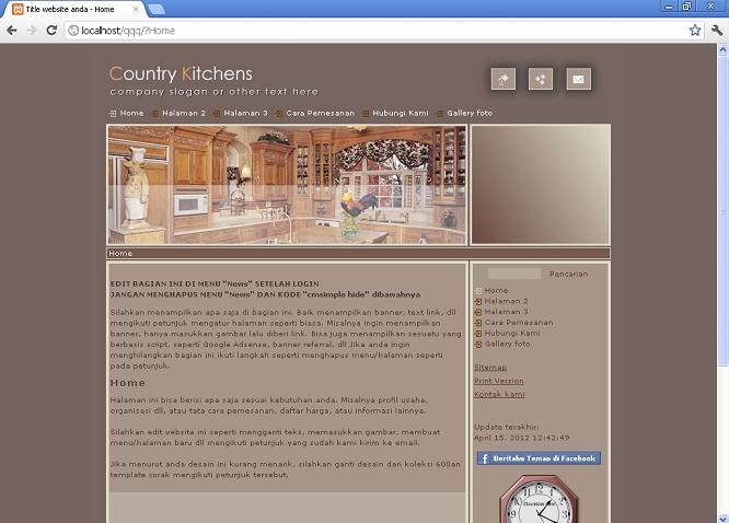 koleksi tema website