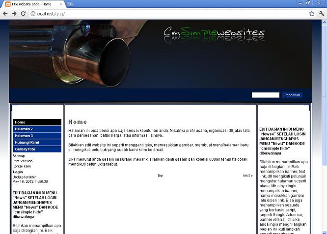 koleksi tema website