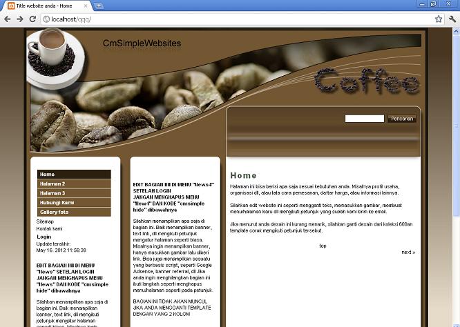 koleksi tema website
