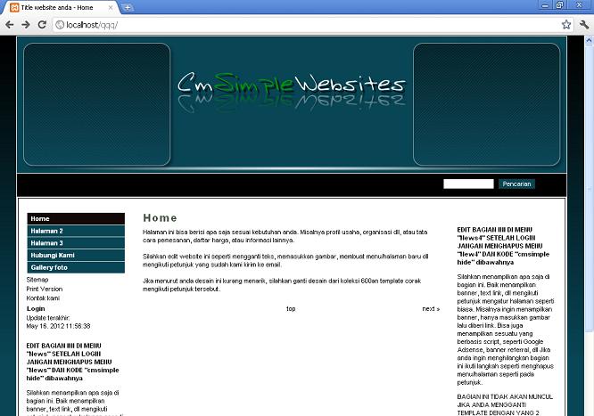 koleksi tema website