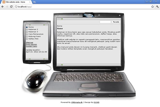 koleksi tema website