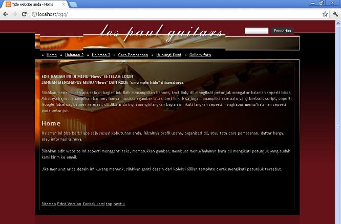 koleksi tema website