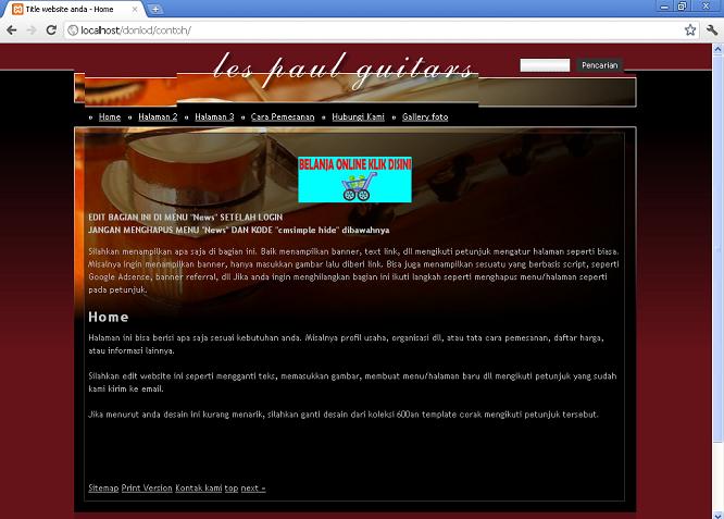 koleksi tema website