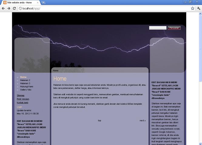 koleksi tema website