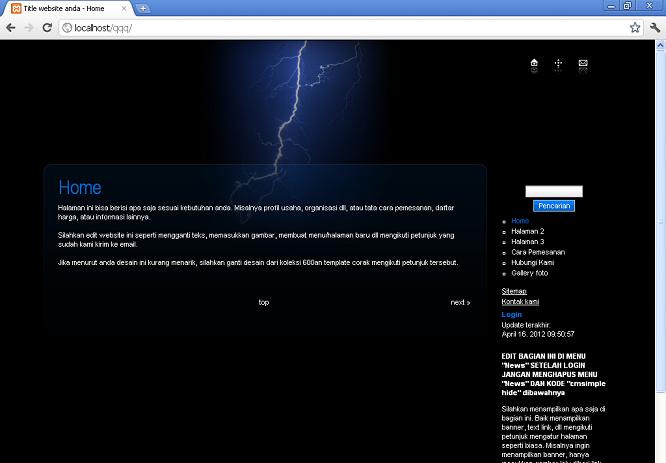 koleksi tema website