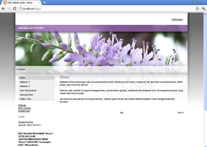 koleksi tema website