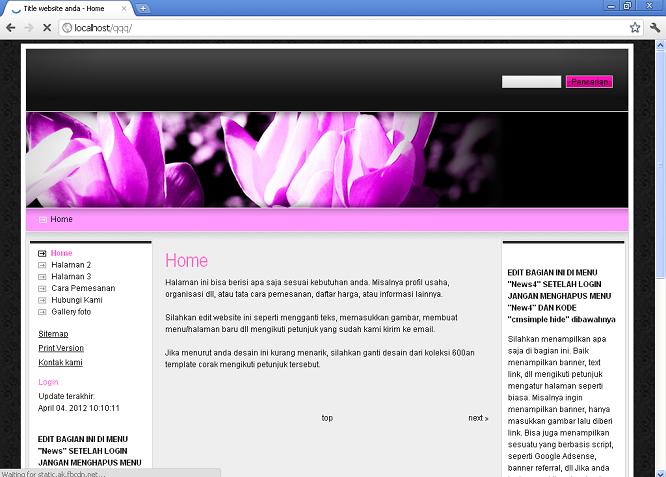 koleksi tema website