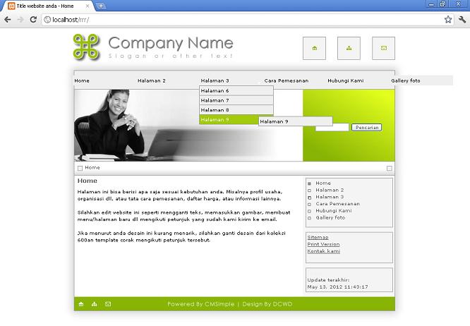 koleksi tema website