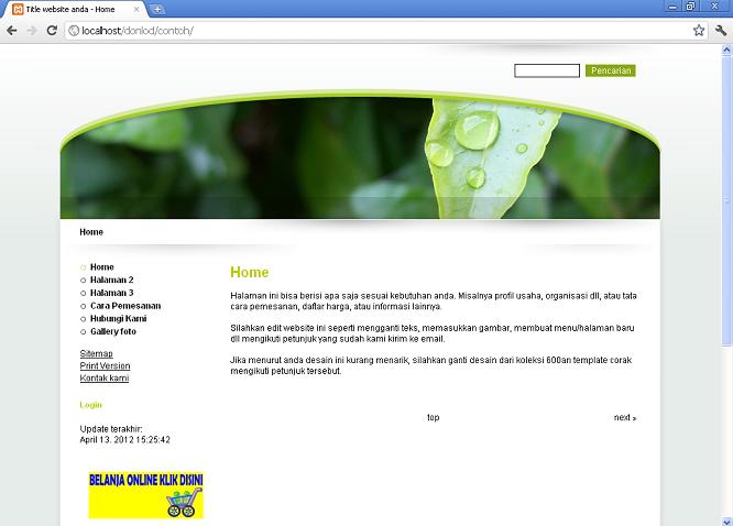 koleksi tema website