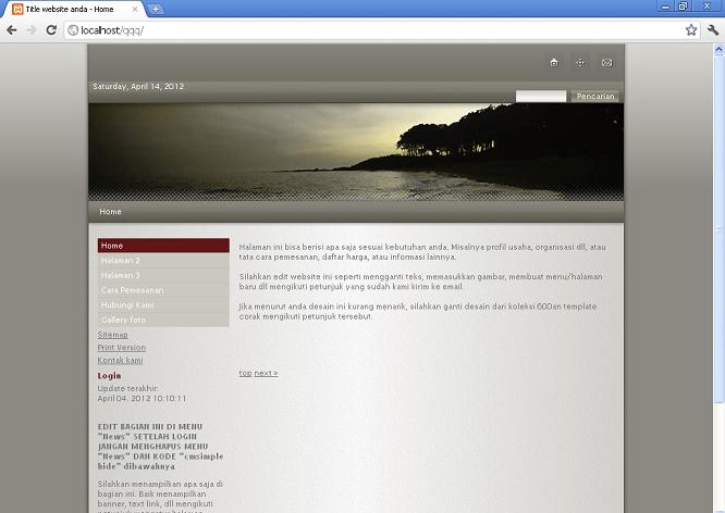 koleksi tema website