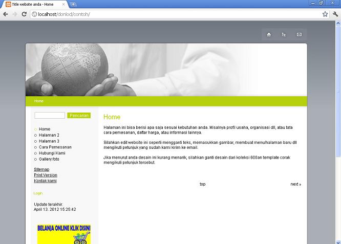 koleksi tema website