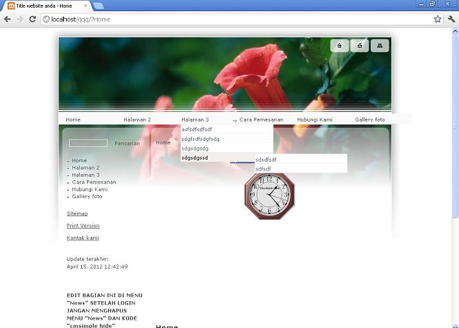koleksi tema website