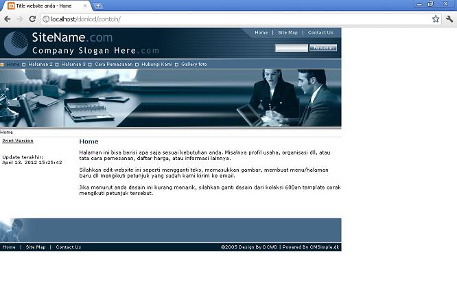 koleksi tema website