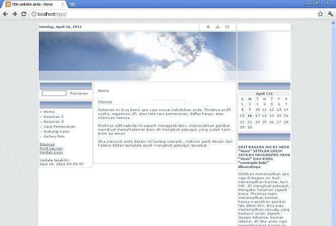 koleksi tema website