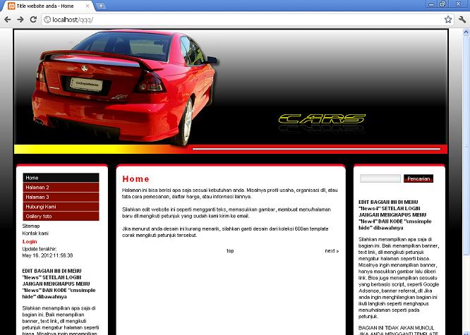 koleksi tema website