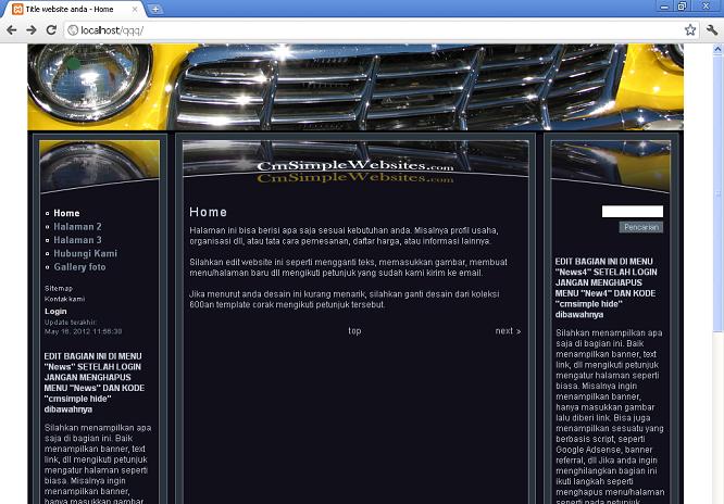 koleksi tema website